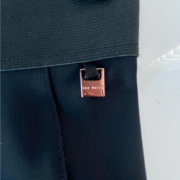 Ted Baker Black Pull On Jegging Legging Pant Ankle Zip Elastic Waist Sz0 (Small) - Picture 10 of 11